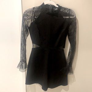 Lulu’s black lace dress
